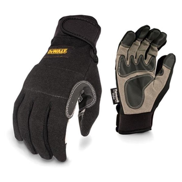 Radians Radians 242568 Dewalt General Utility Synthetic Leather Palm Work Glove - Black; Extra Large 242568